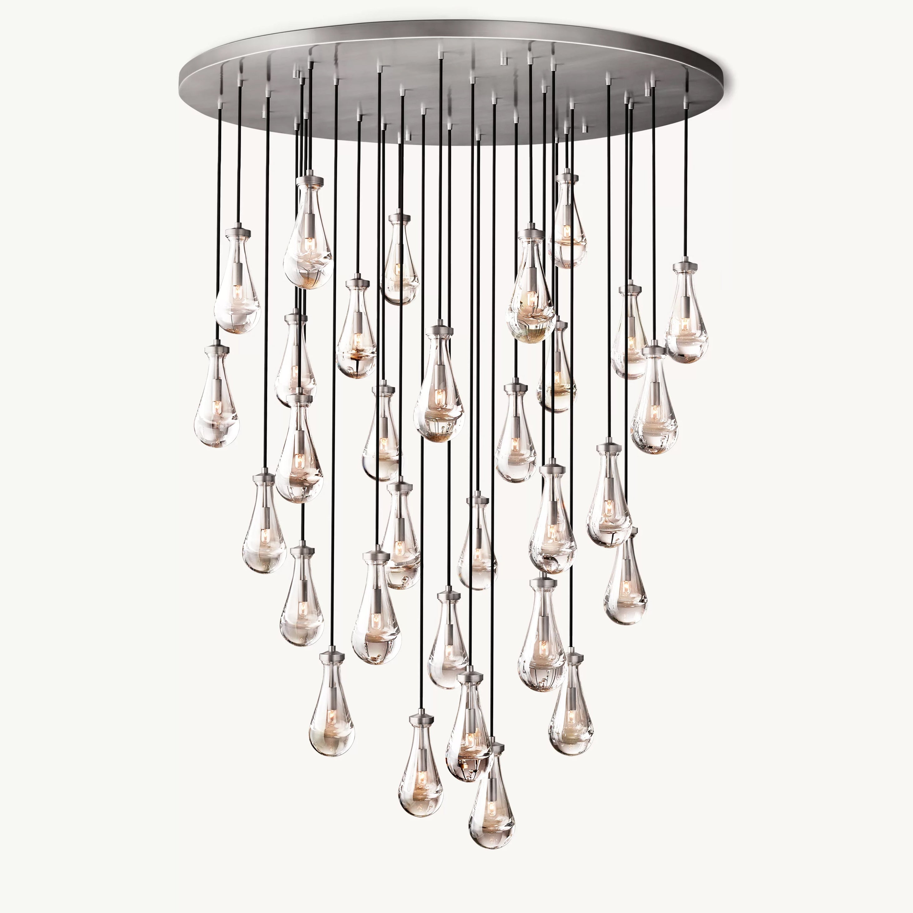Antizer Raindrop Glass Chandelier