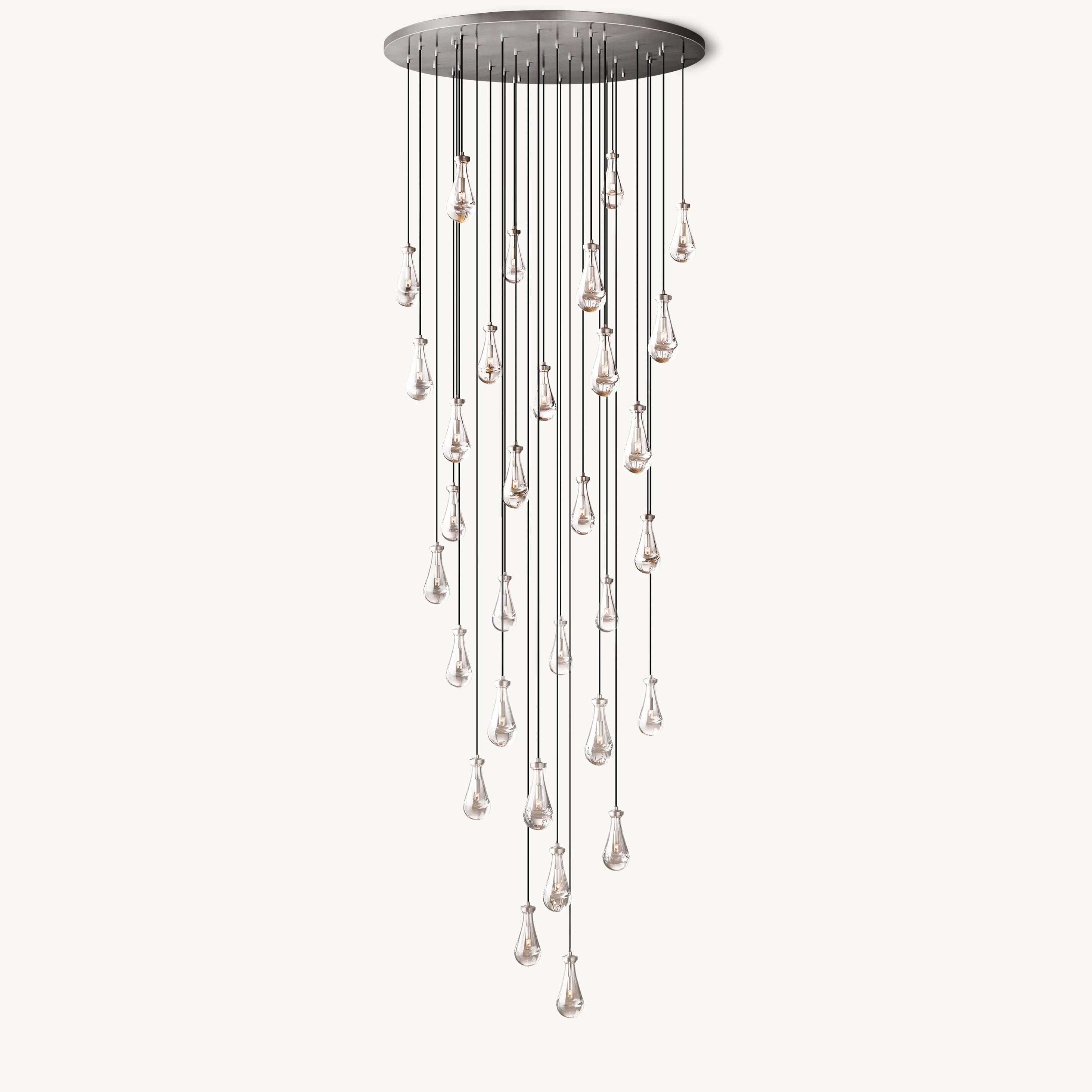 Antizer Raindrop Glass Chandelier