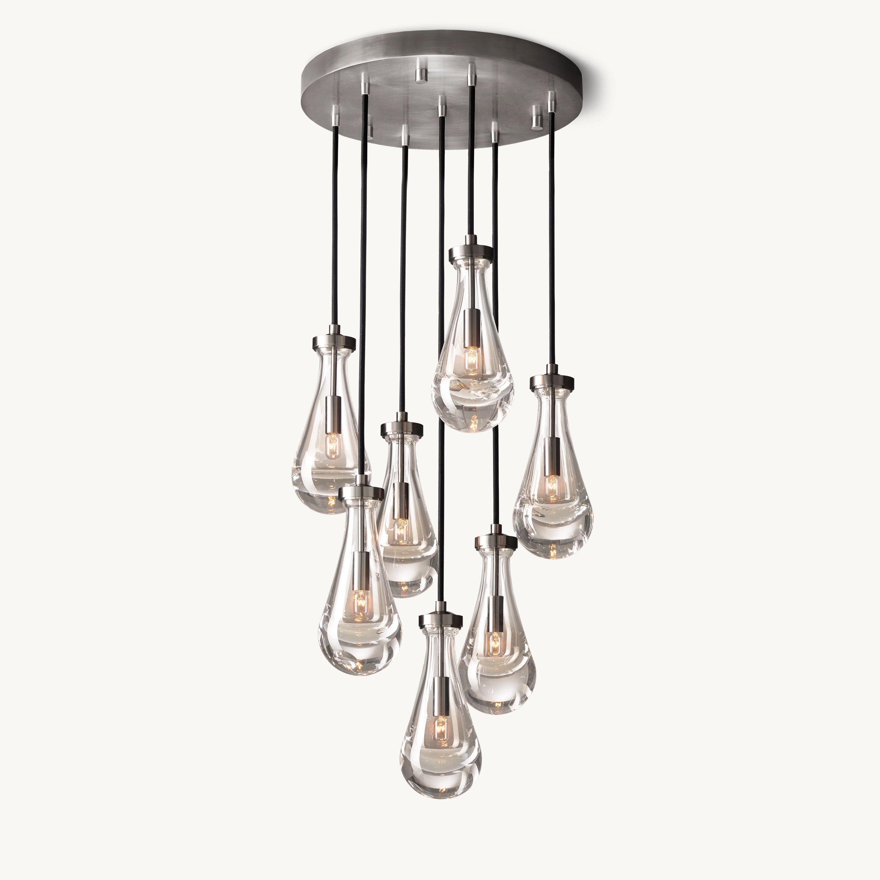 Antizer Raindrop Glass Chandelier
