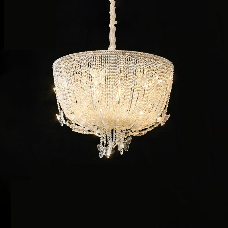Antizer French Crystal Bead Chandelier