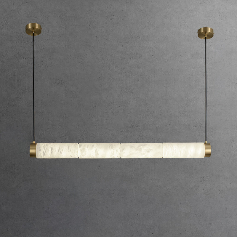 Antizer Modern Minimalist Alabaster Linear Pendant Light