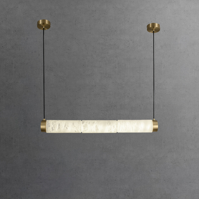 Antizer Modern Minimalist Alabaster Linear Pendant Light