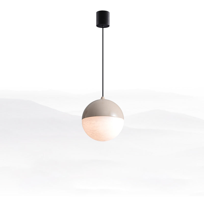 Antizer Modern Alabaster Globe Pendant Light
