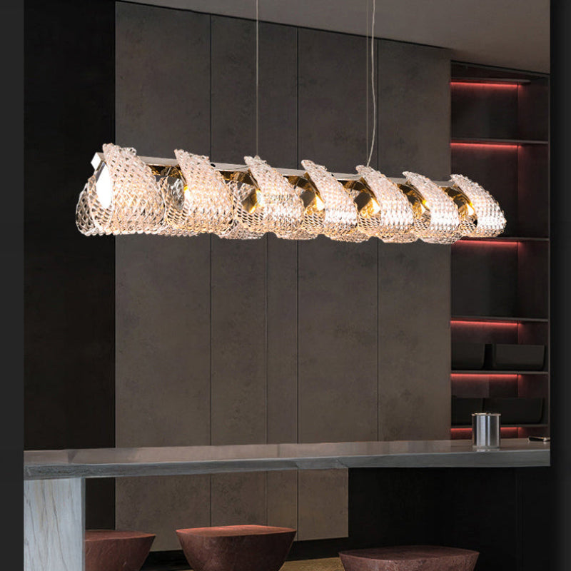 Antizer Art Luxury Glass Flower Chandelier