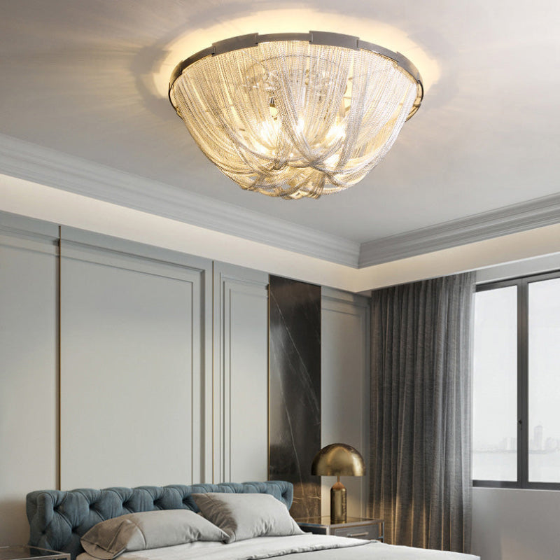 Antizer Luxury Chain Tassel Ceiling Light