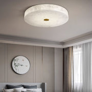 Antizer Modern Round Alabaster Ceiling Light