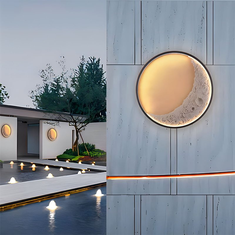 Antizer Crescent Moon Wall Sconce for Hallway