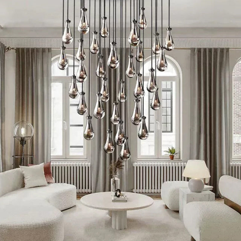 Antizer Raindrop Glass Chandelier