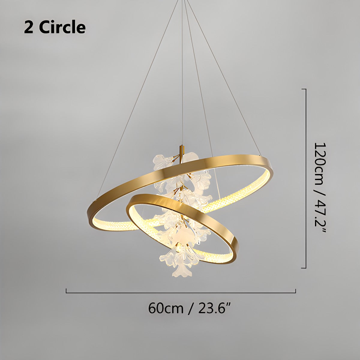Antizer Nordic Light Luxury Ring Creative Chandelier