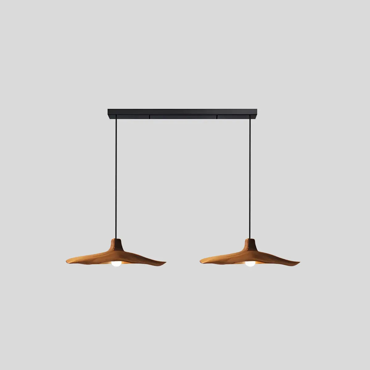 Antizer Retro Wave Wabi Sabi Pendant Light 2 Heads