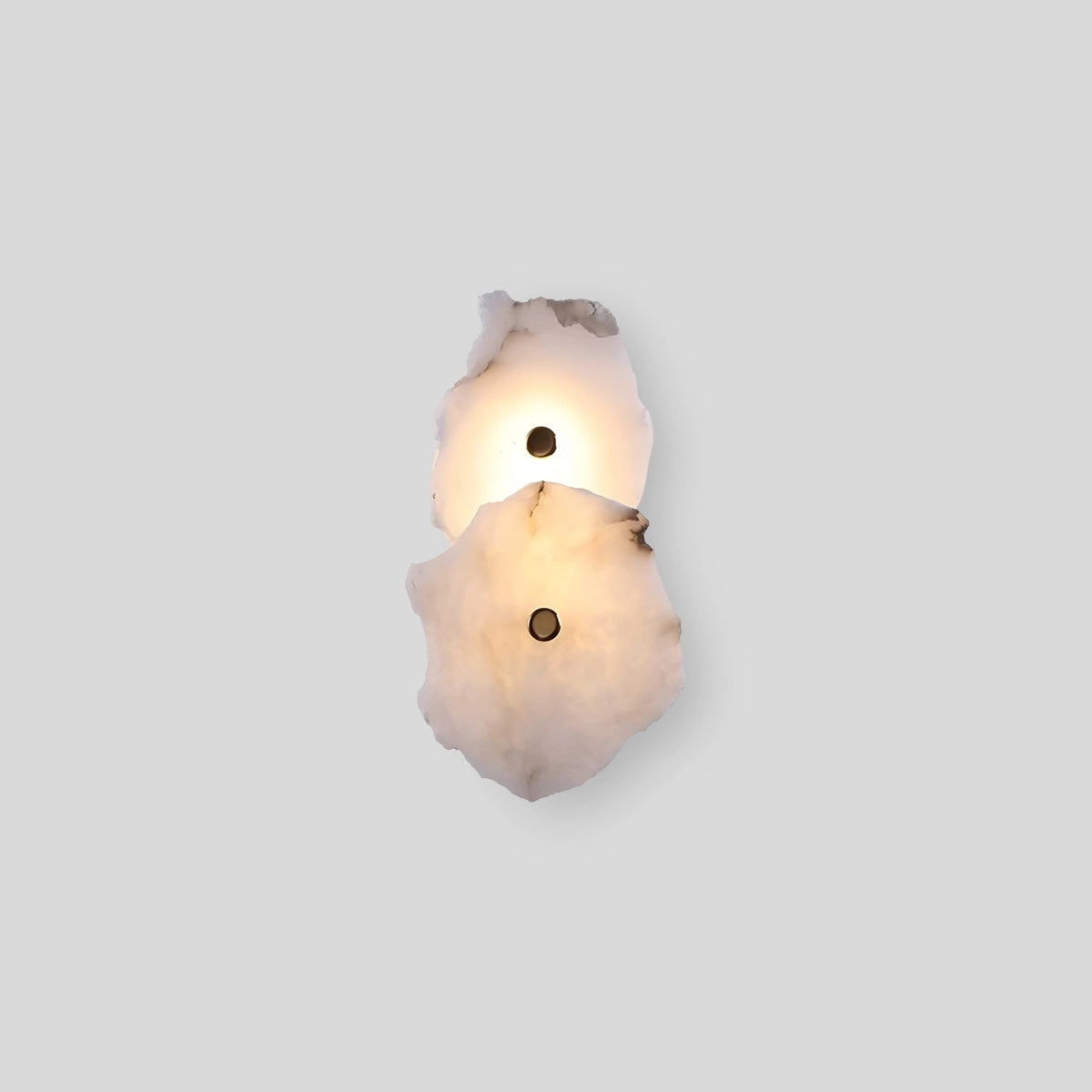 Antizer Modern Luxury Artistic Spanish Alabaster Wall Lamp 2 Heads Warm Light