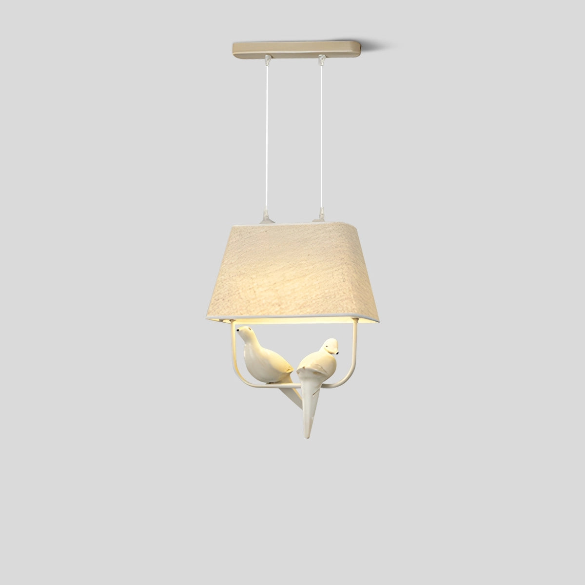 Antizer Nordic Bird Pendant Light for Living Room Bedroom 2 Heads