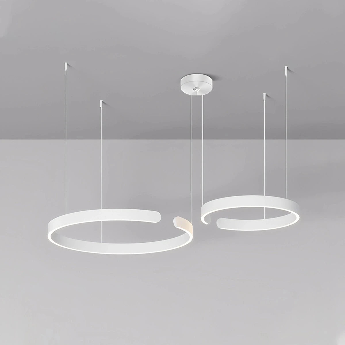 Antizer Modern Ring LED Chandelier for Living Room