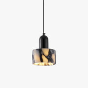 Antizer Modern Black Dome Stone Pendant Light