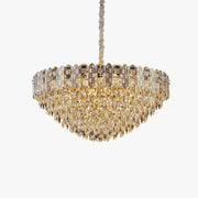 Antizer Luxury Large Tiered Crystal Chandelier