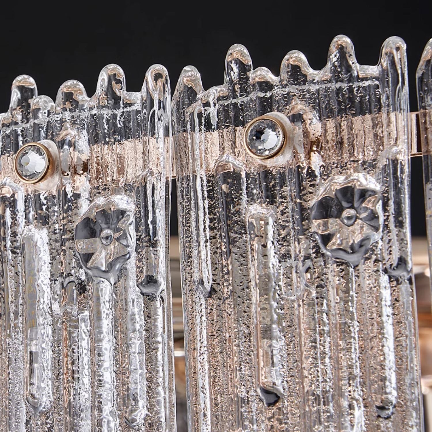 Antizer Luxury Large Crystal Tiered Ceiling Light