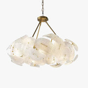 Antizer Artistic Modern Petal Glass Chandelier
