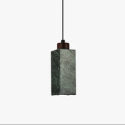 Antizer Minimalist Rectangular Travertine Pendant Light