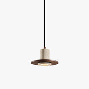 Antizer Vintage Hat Travertine Pendant Light