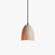 Antizer  Modern Minimalist Dome Travertine Pendant Light