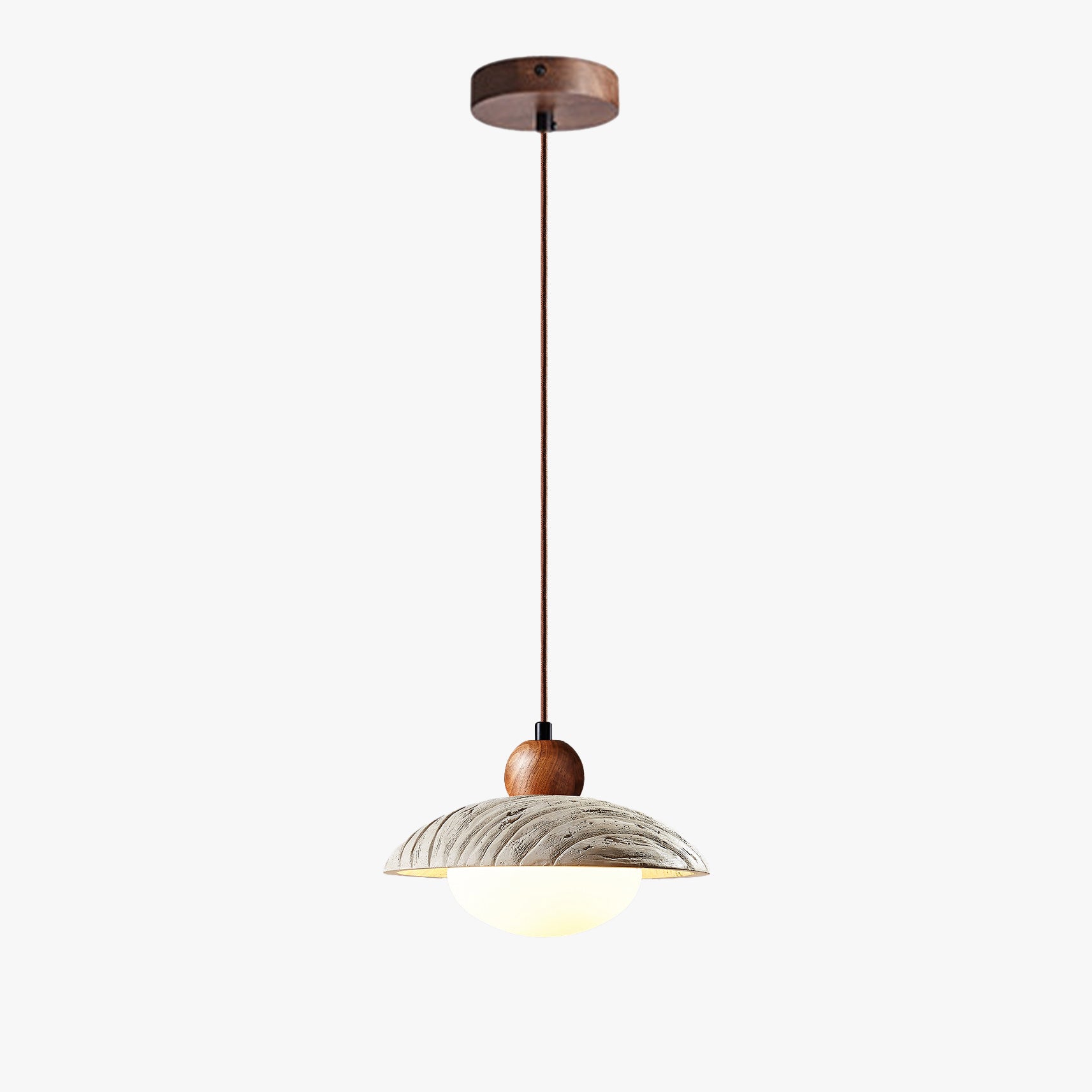 Antizer Wabi Sabi Style Dome Cement Pendant Light