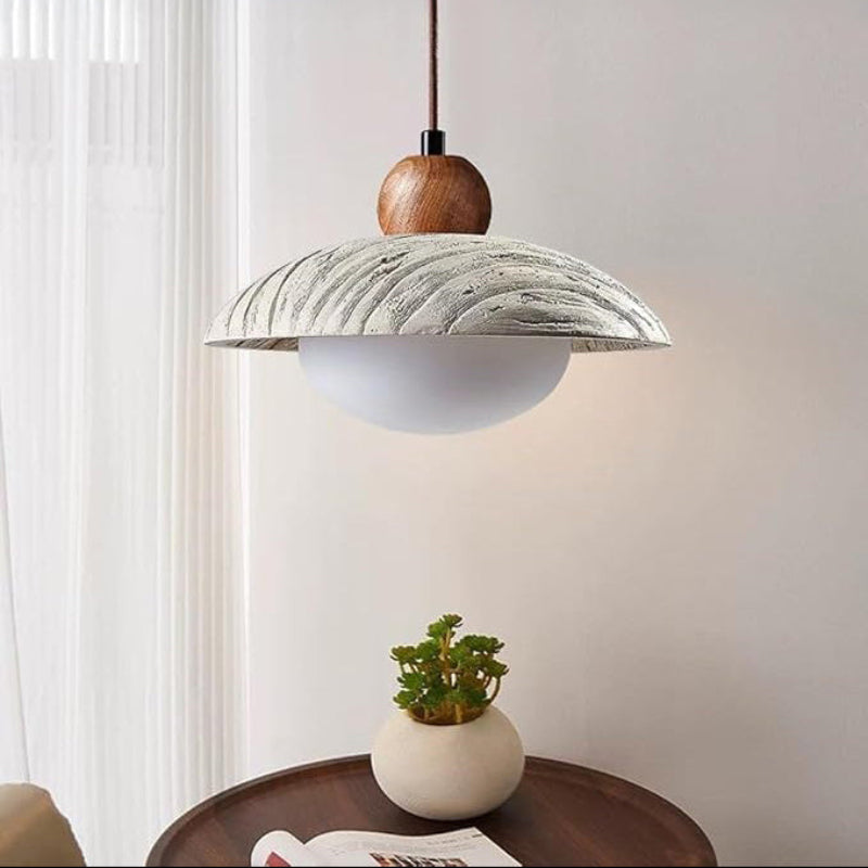 Antizer Wabi Sabi Style Dome Cement Pendant Light