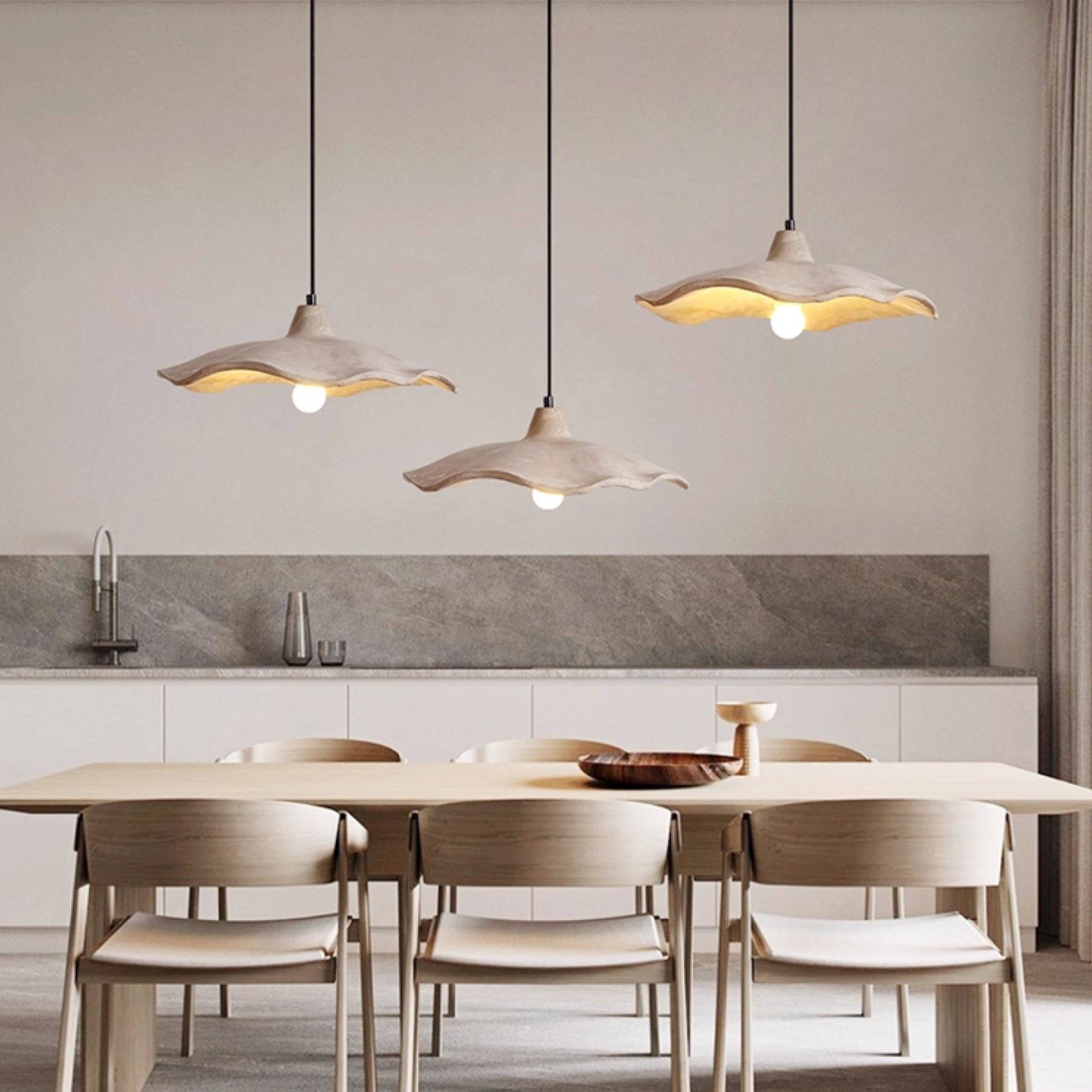 Antizer Modern Flower Cement Pendant Light