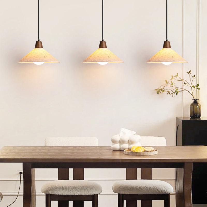 Antizer Minimalism Pice Paper Cone Pendant Light