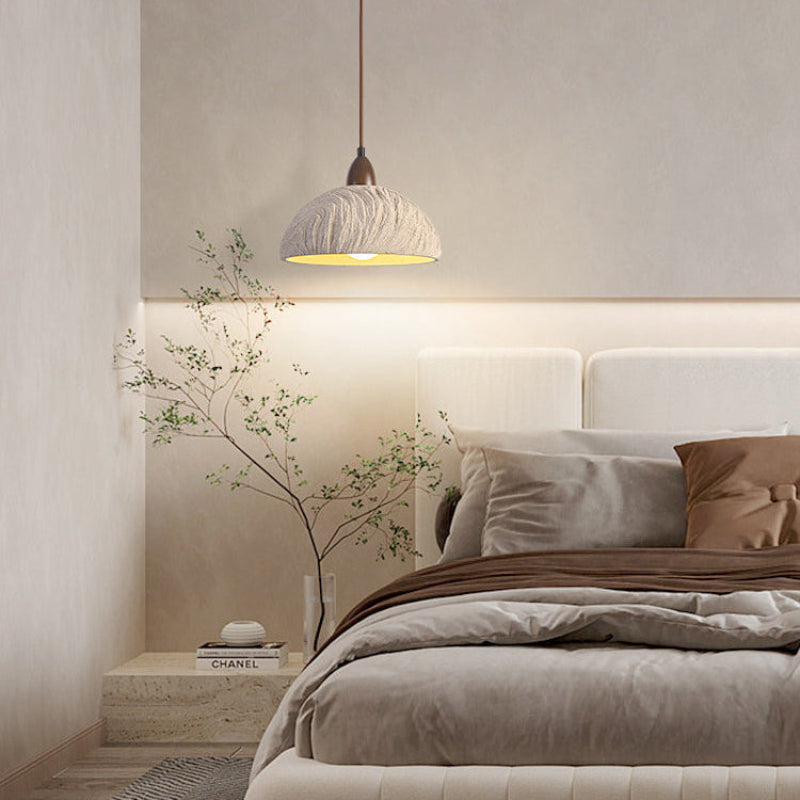 Antizer Sculptural Cement Dome Pendant Light