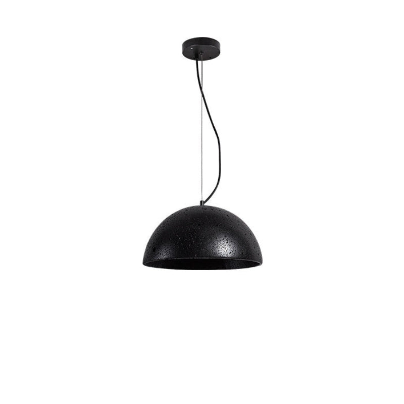Antizer Modern Travertine Semicircle Pendant Light