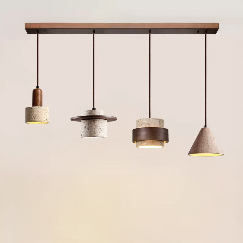 Antizer Multiple Combinations Travertine Pendant Light