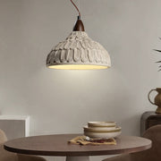 Antizer Art Engraving Dome Cement Pendant Light