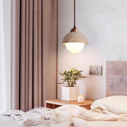 Antizer Travertine Globe LED Pendant Light