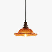Antizer Vintage Glass Flower Rise Fall Pendant Light