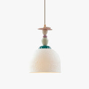 Antizer Modern Embossed Ceramic Pendant Light