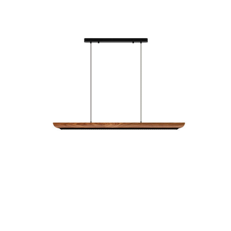 Antizer Modern Minimalist Walnut Linear Pendant Light