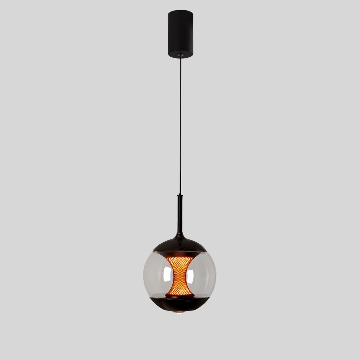 Antizer Modern Glass Globe Afterglow Pendant Light