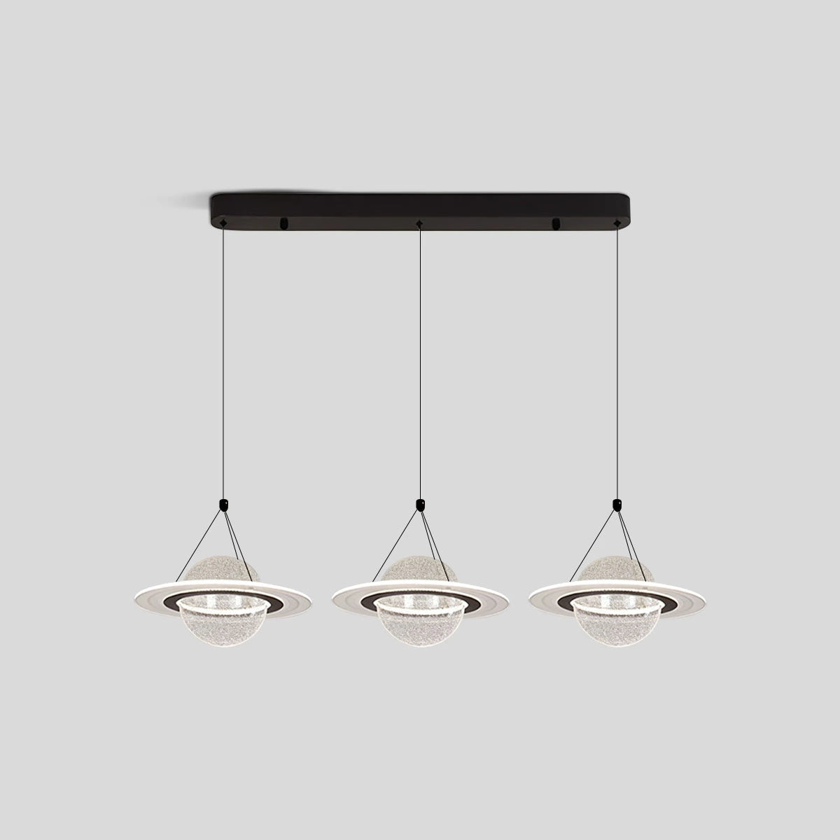 Antizer Modern Creative Planet Dining Room Pendant Light 3 Heads