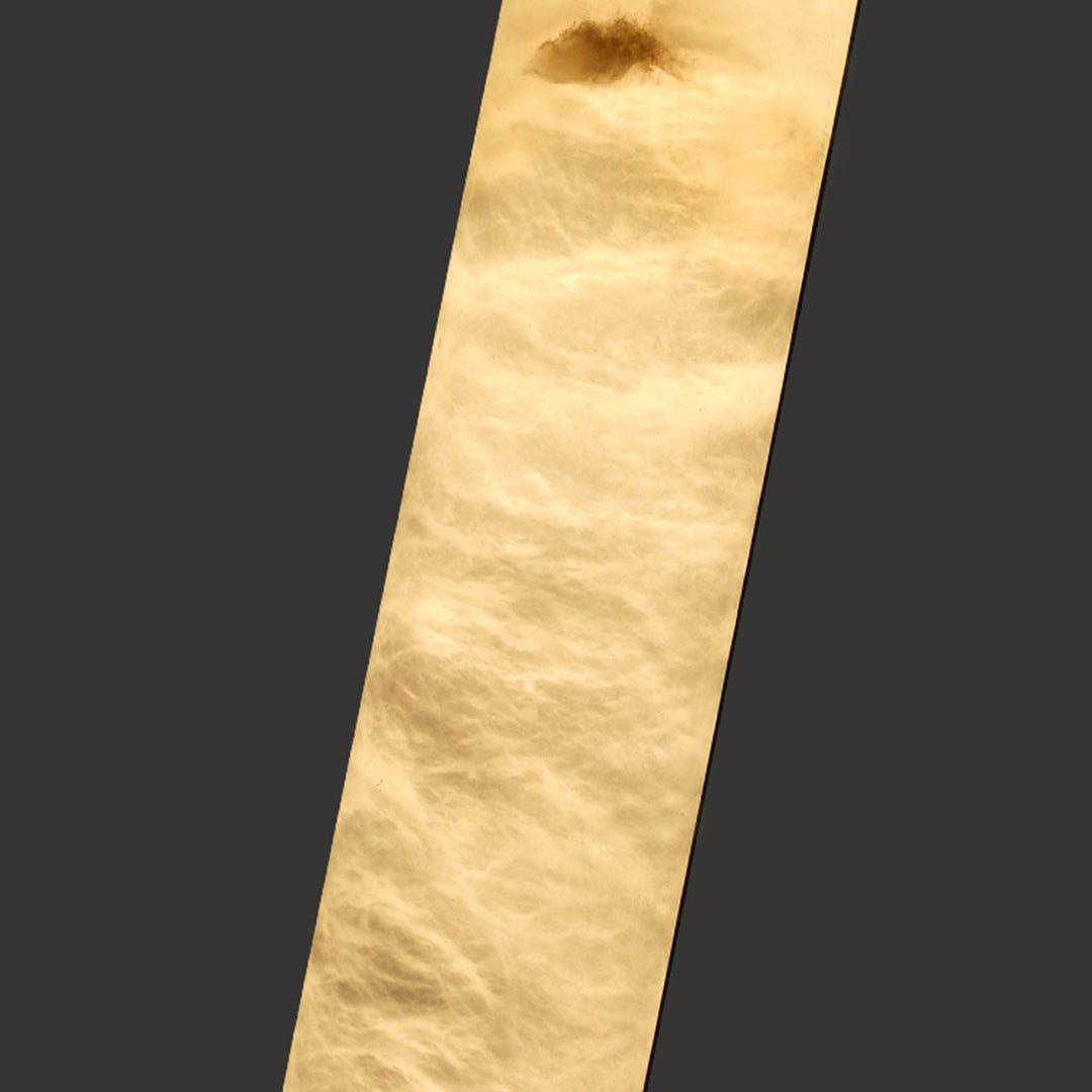 Antizer Minimalist Alabaster Tube Pendant Light