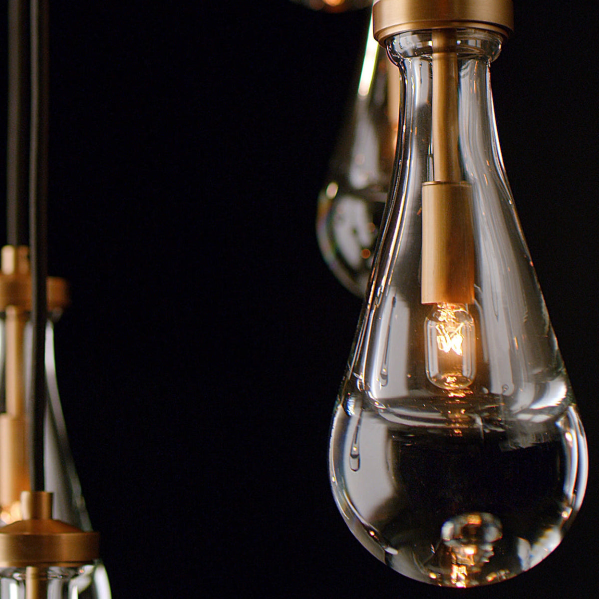 Antizer Raindrop Glass Chandelier