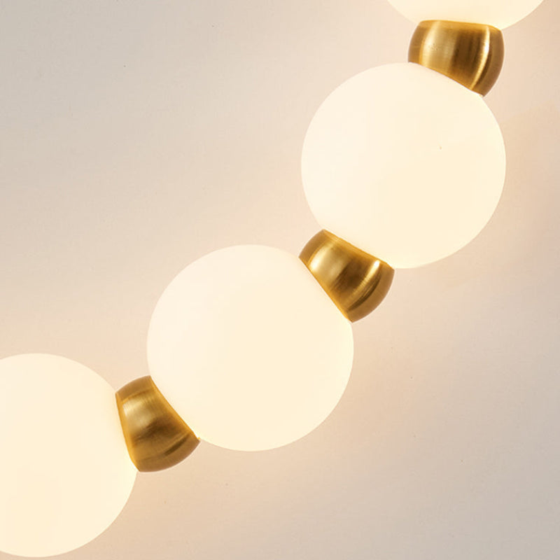 Antizer Luxury Pearl Necklace Chandelier
