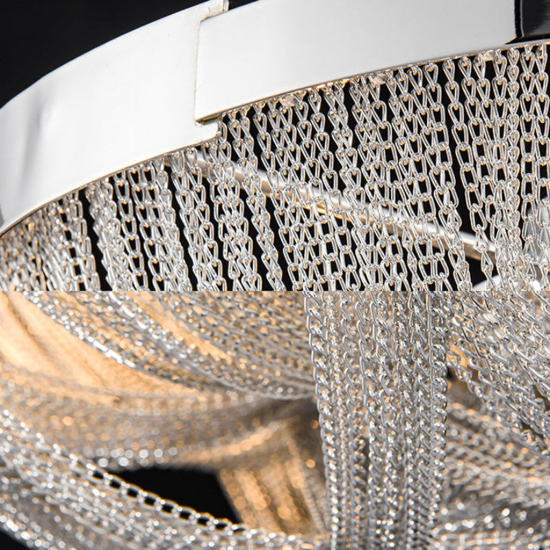 Antizer Luxury Chain Tassel Ceiling Light