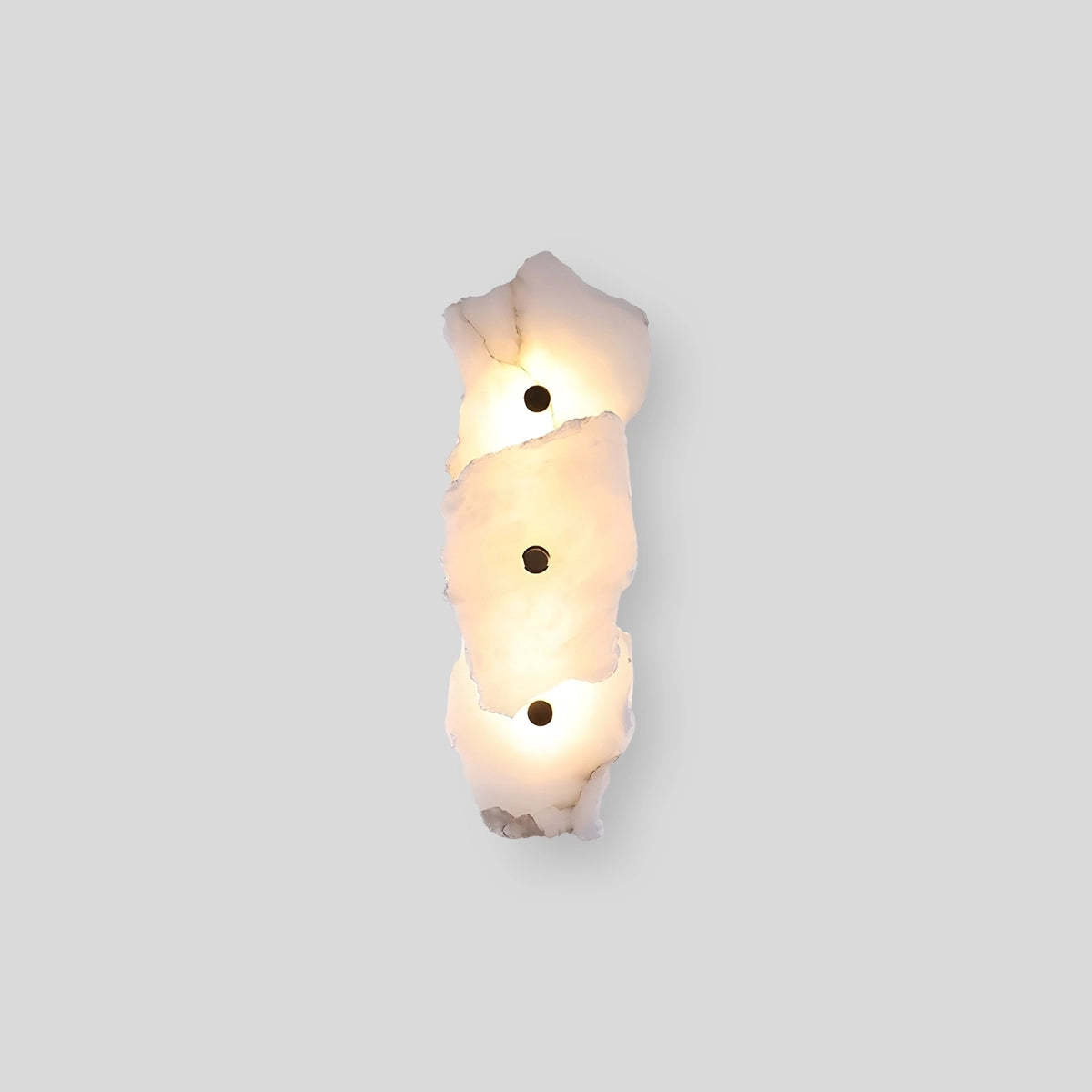 Antizer Modern Luxury Artistic Spanish Alabaster Wall Lamp 3 Heads Warm Light