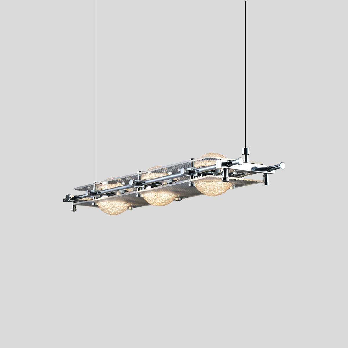 Antizer Italian Light Luxury Long Planetary Pendant Light 3 Heads
