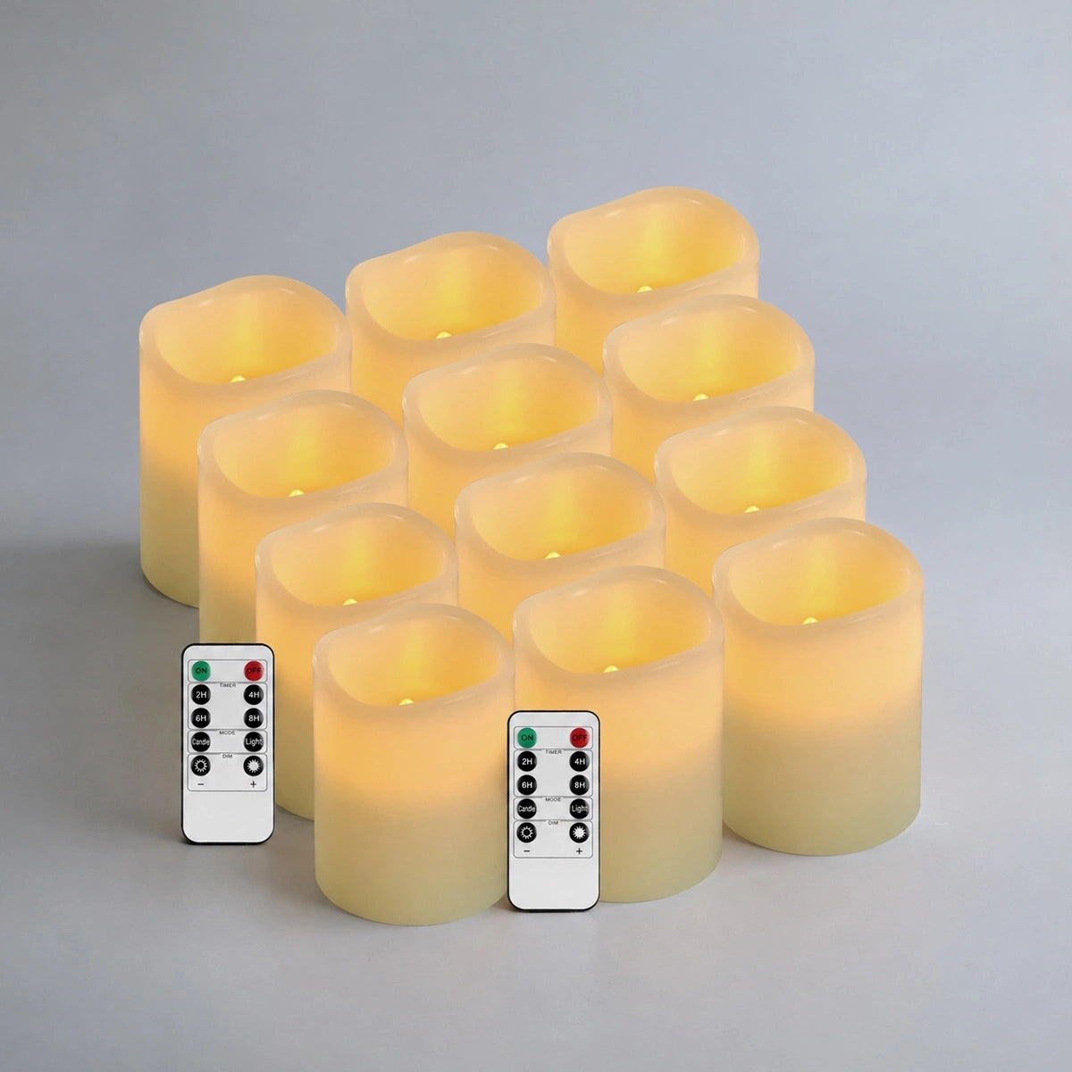 Antizer LED Flameless Paraffin Candle
