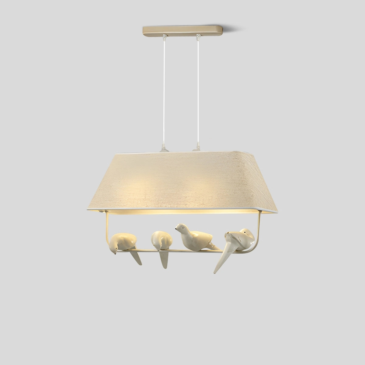 Antizer Nordic Bird Pendant Light for Living Room Bedroom 4 Heads