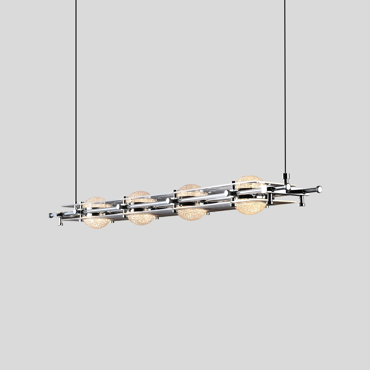 Antizer Italian Light Luxury Long Planetary Pendant Light 4 Heads