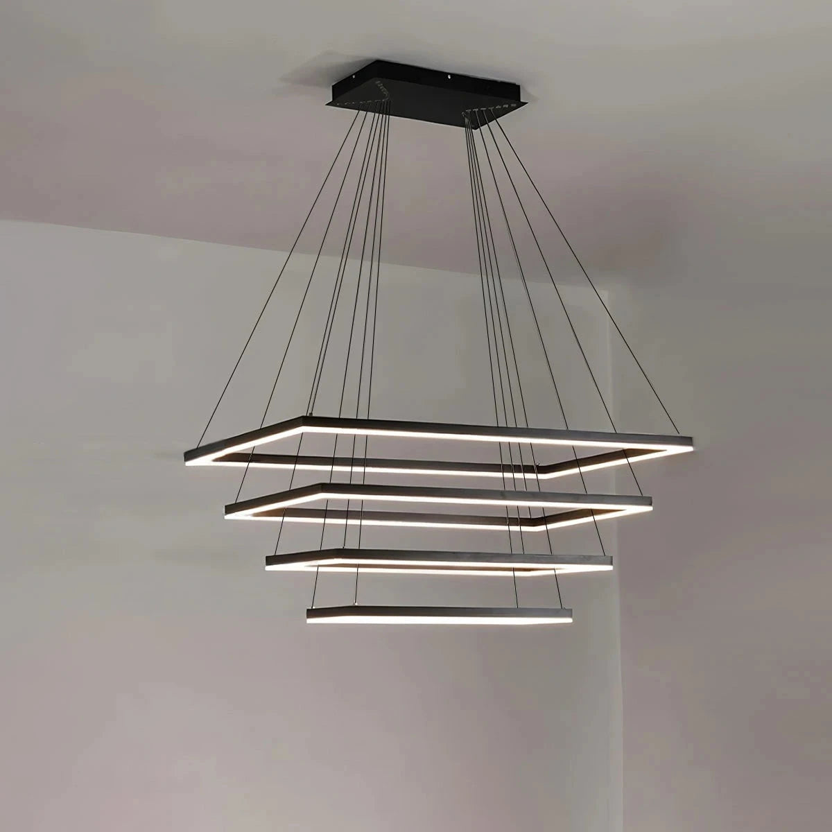 modern tiered chandelier