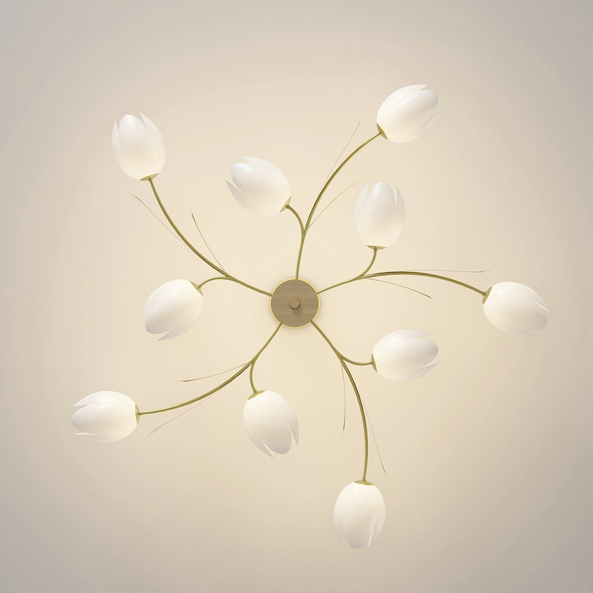 Antizer Magnolia Bud Living Room Chandelier