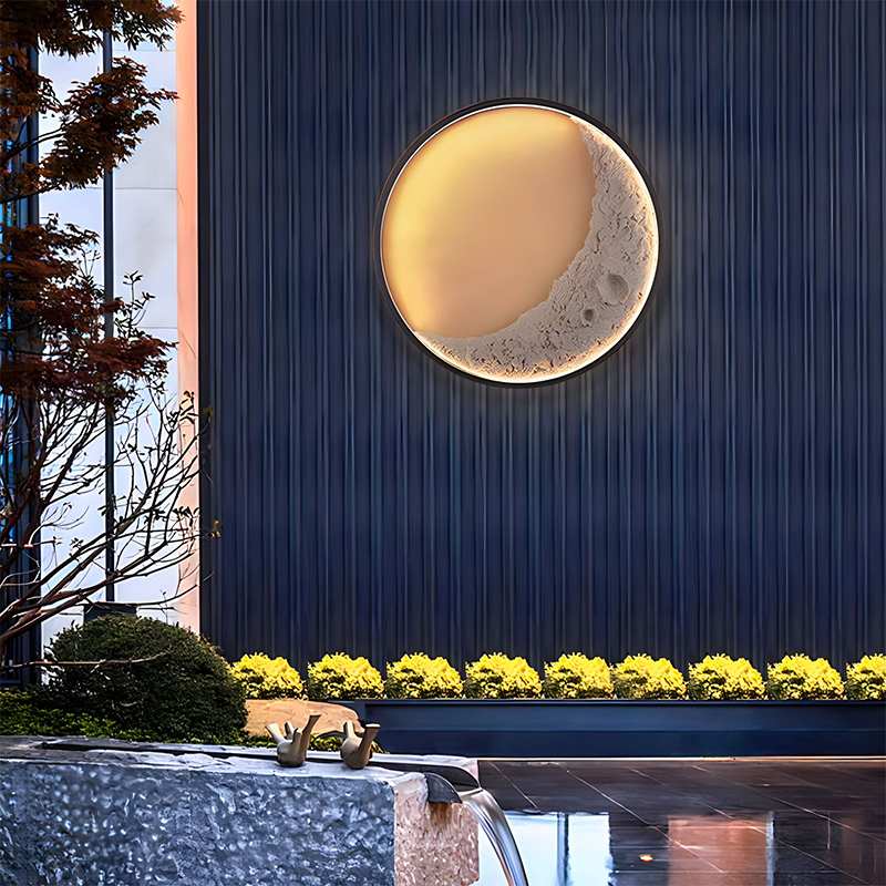 Antizer Crescent Moon Wall Sconce for Hallway